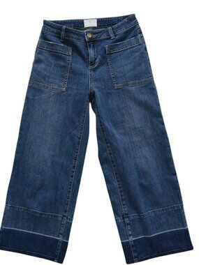 Caslon Women's Wide Leg Cropped Jeans Size 26
